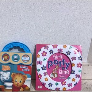 Set of two Potty Training books Potty Time Sound Book and Girl’s Potty Time